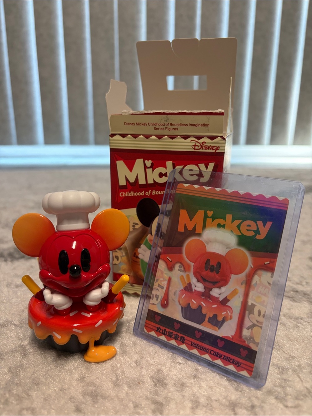 POP MART Mickey Childhood of Boundless Imagination Volcano Cake Mickey